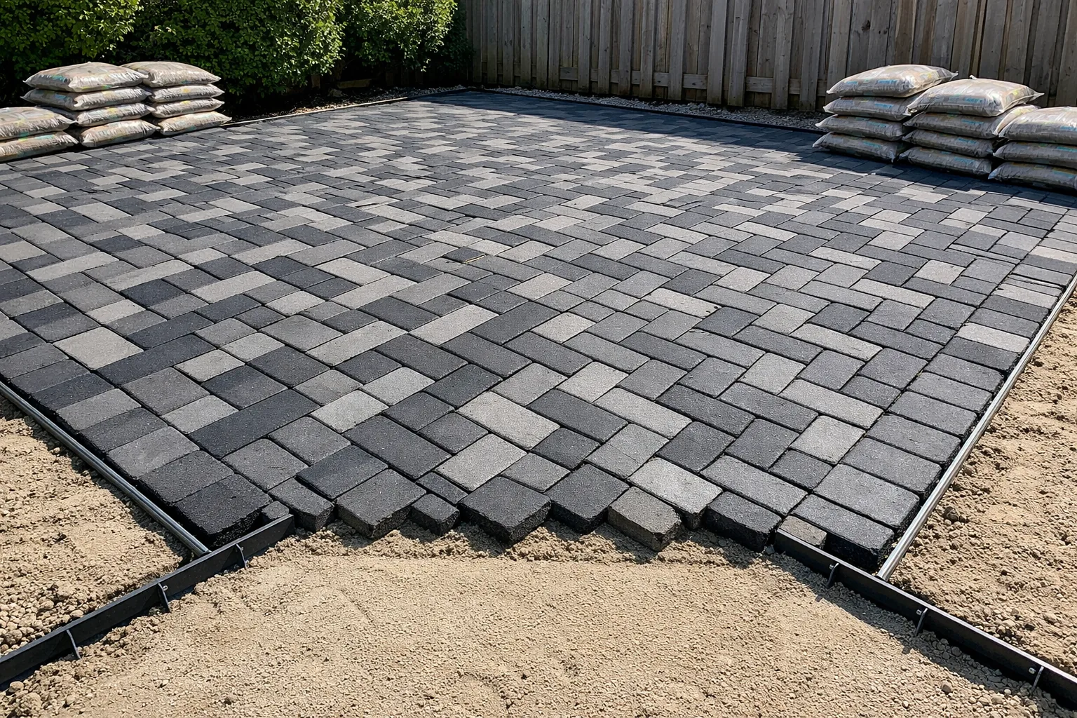 Interlocking Stone Installation